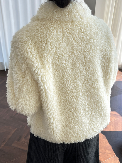 ボアシャギーショートジャケット