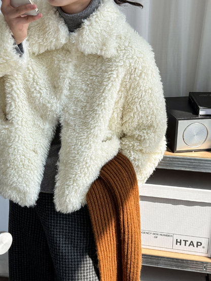 ボアシャギーショートジャケット