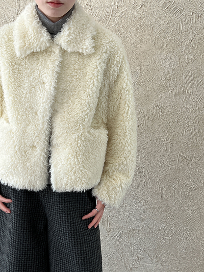 ボアシャギーショートジャケット