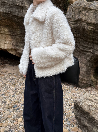 ボアシャギーショートジャケット