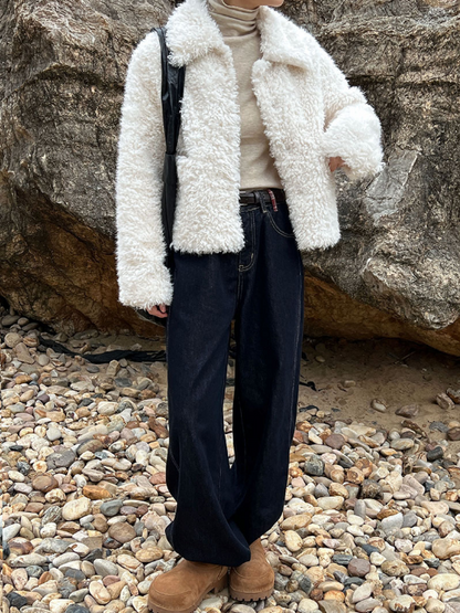 ボアシャギーショートジャケット