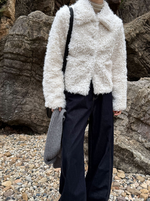 ボアシャギーショートジャケット