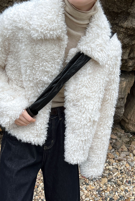 ボアシャギーショートジャケット