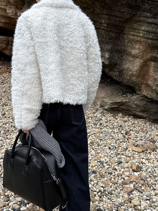 ボアシャギーショートジャケット