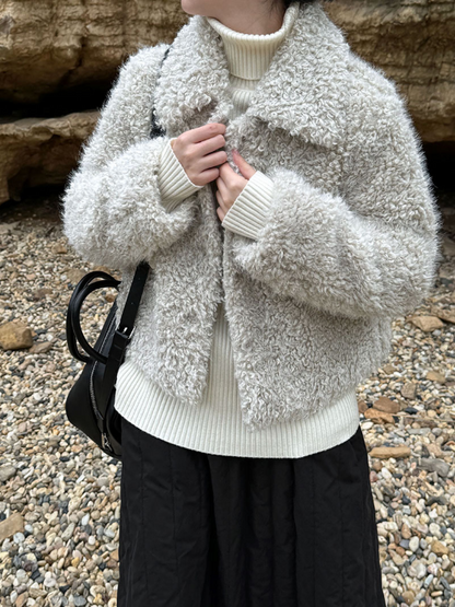 ボアシャギーショートジャケット