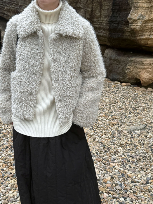 ボアシャギーショートジャケット