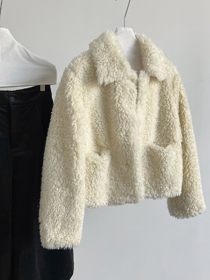 ボアシャギーショートジャケット