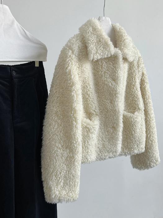 ボアシャギーショートジャケット