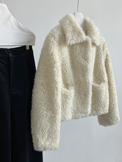 ボアシャギーショートジャケット