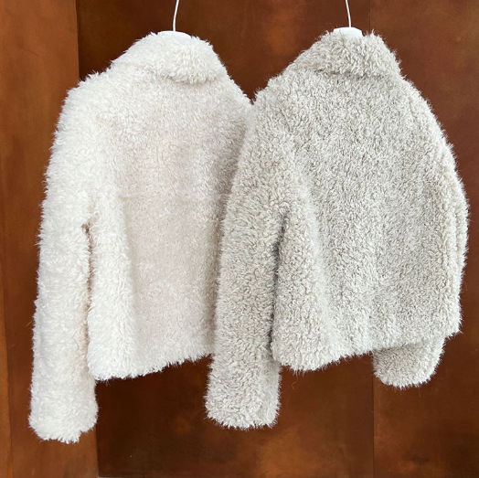 ボアシャギーショートジャケット