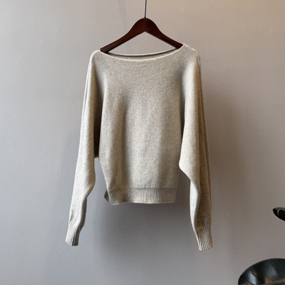 シンプルワンショルニット