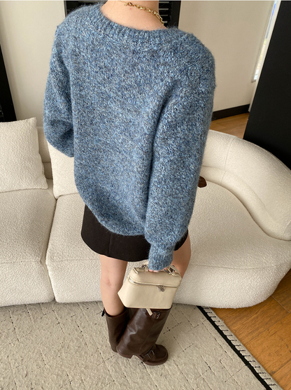 【11/28(金)PM12:00～販売START】Vネックループニットプルオーバ―