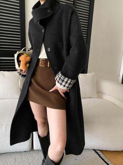 【11/28(金)PM12:00～販売START】ベルト付きウールライクミニスカート