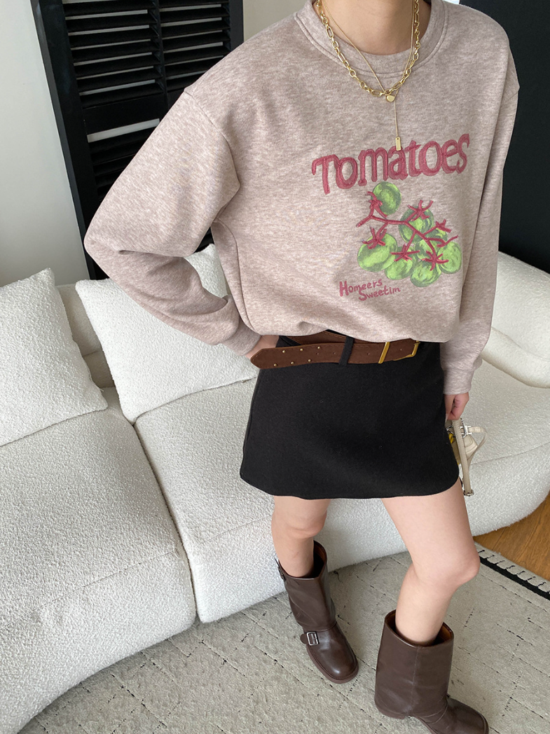 【11/28(金)PM12:00～販売START】ベルト付きウールライクミニスカート