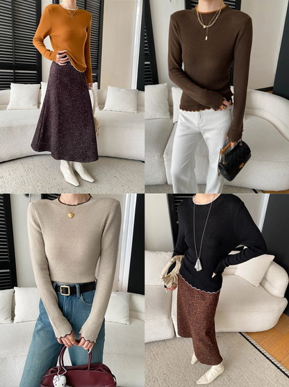 【11/28(金)PM12:00～販売START】コントラストメロウスリムニット