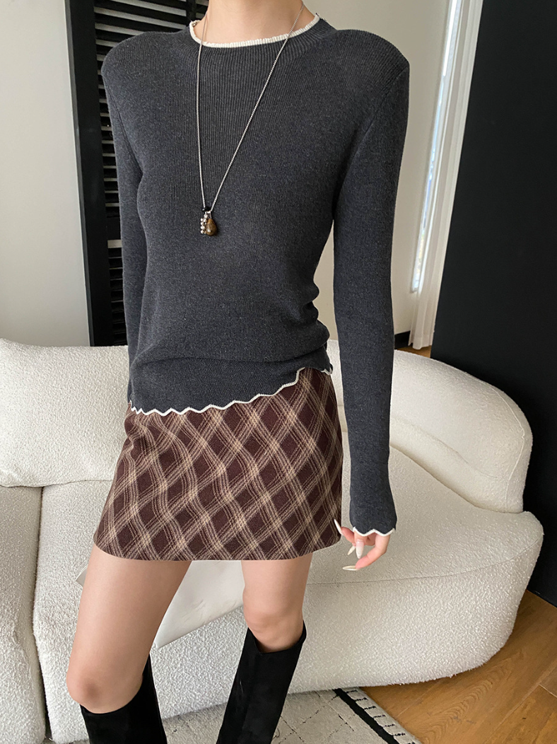 【11/28(金)PM12:00～販売START】コントラストメロウスリムニット