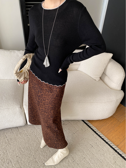 【11/28(金)PM12:00～販売START】コントラストメロウスリムニット