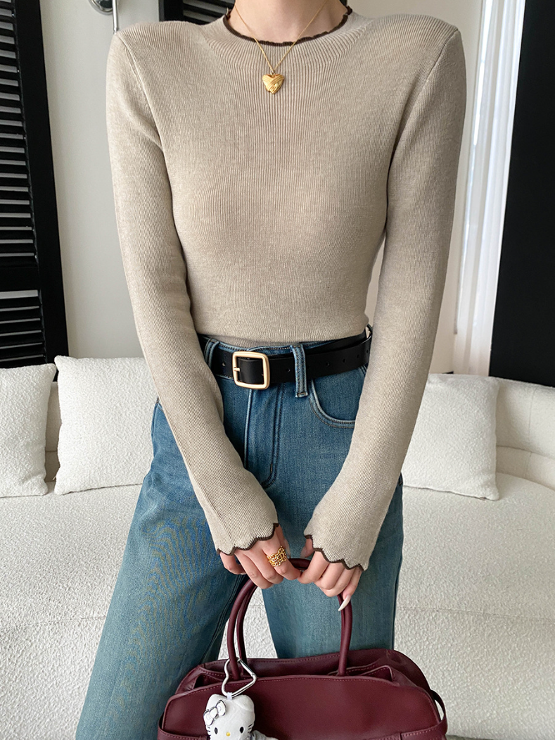 【11/28(金)PM12:00～販売START】コントラストメロウスリムニット