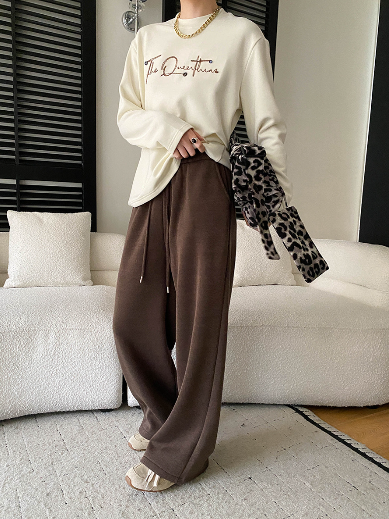 【11/28(金)PM12:00～販売START】裏起毛ワイドリラックスパンツ