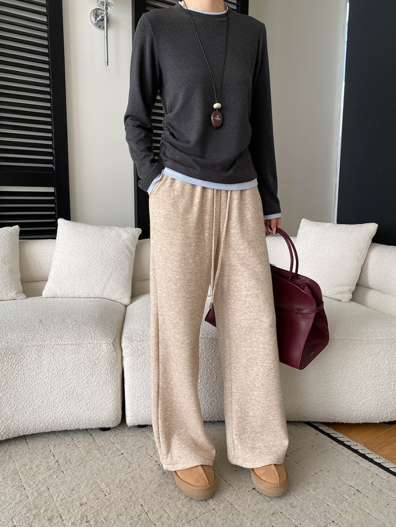 【11/28(金)PM12:00～販売START】裏起毛ワイドリラックスパンツ