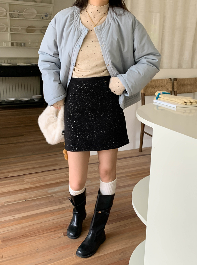 【11/28(金)PM12:00～販売START】ドットリブスリムフィットメロウトップス