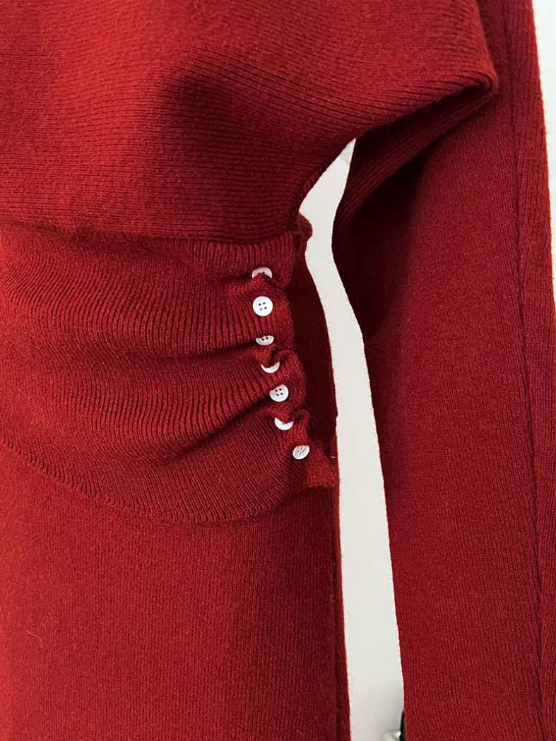 【11/28(金)PM12:00～販売START】ボタンディテールニットセットアップ