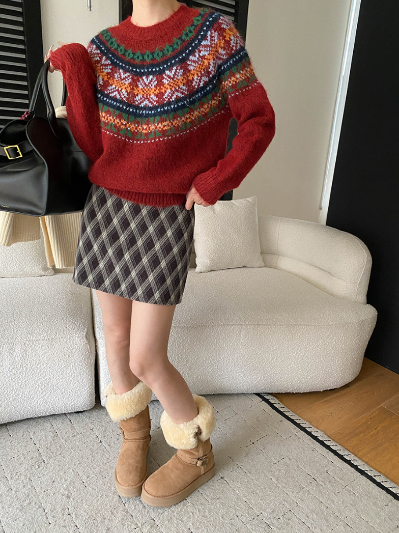 ノルディックニットプルオーバー