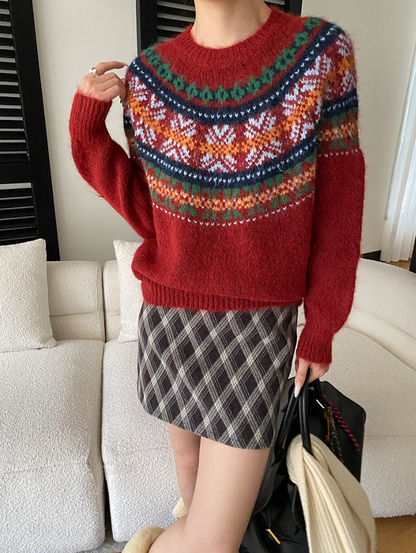 ノルディックニットプルオーバー