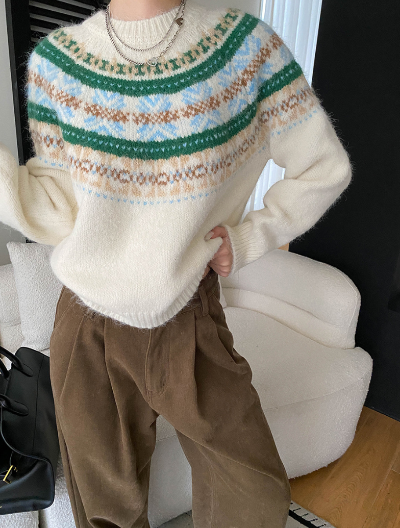 ノルディックニットプルオーバー