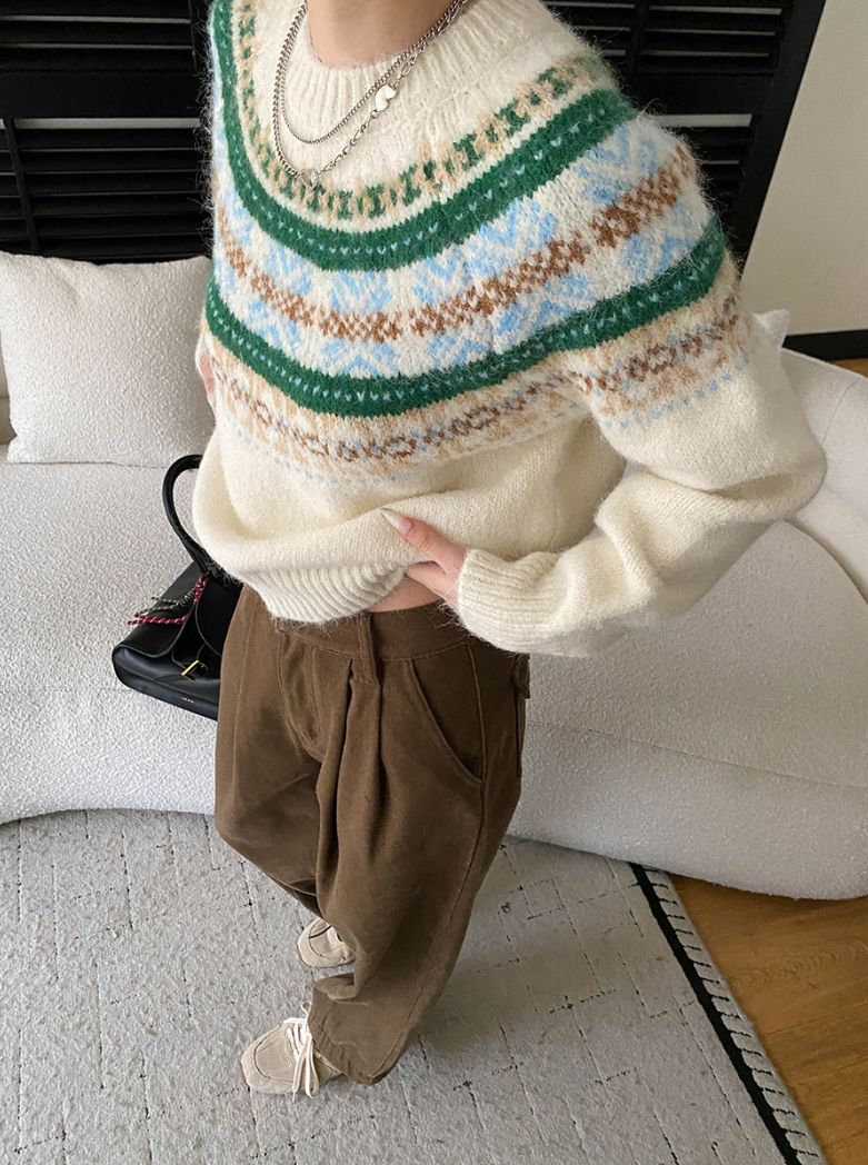 ノルディックニットプルオーバー