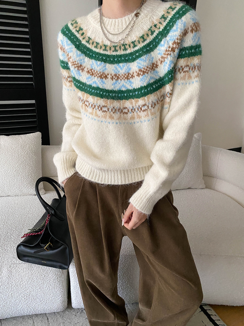 ノルディックニットプルオーバー