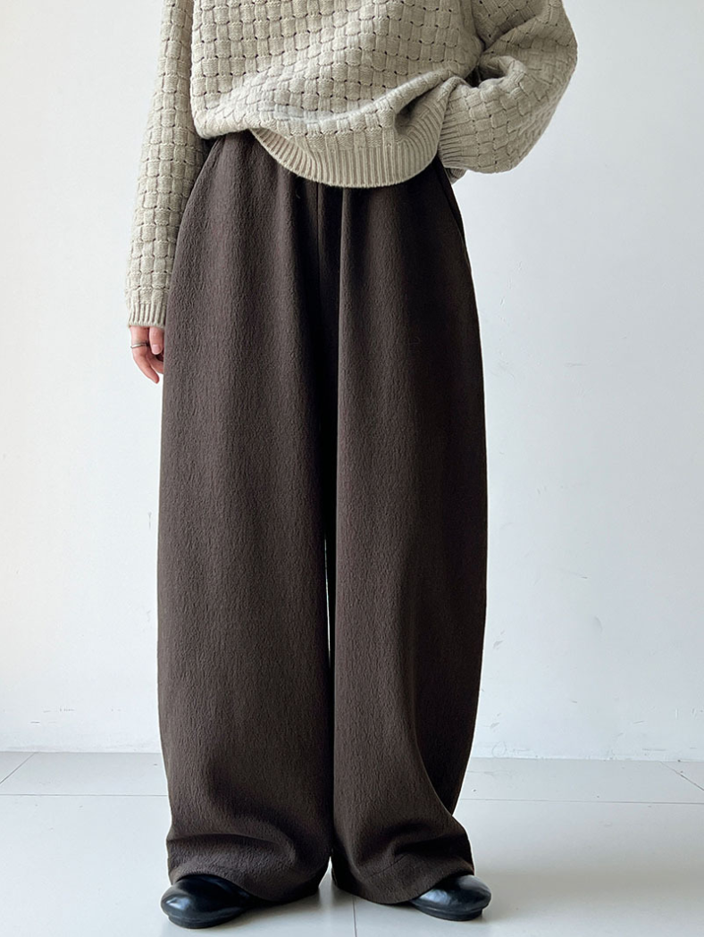 ボリュームワイドパンツ