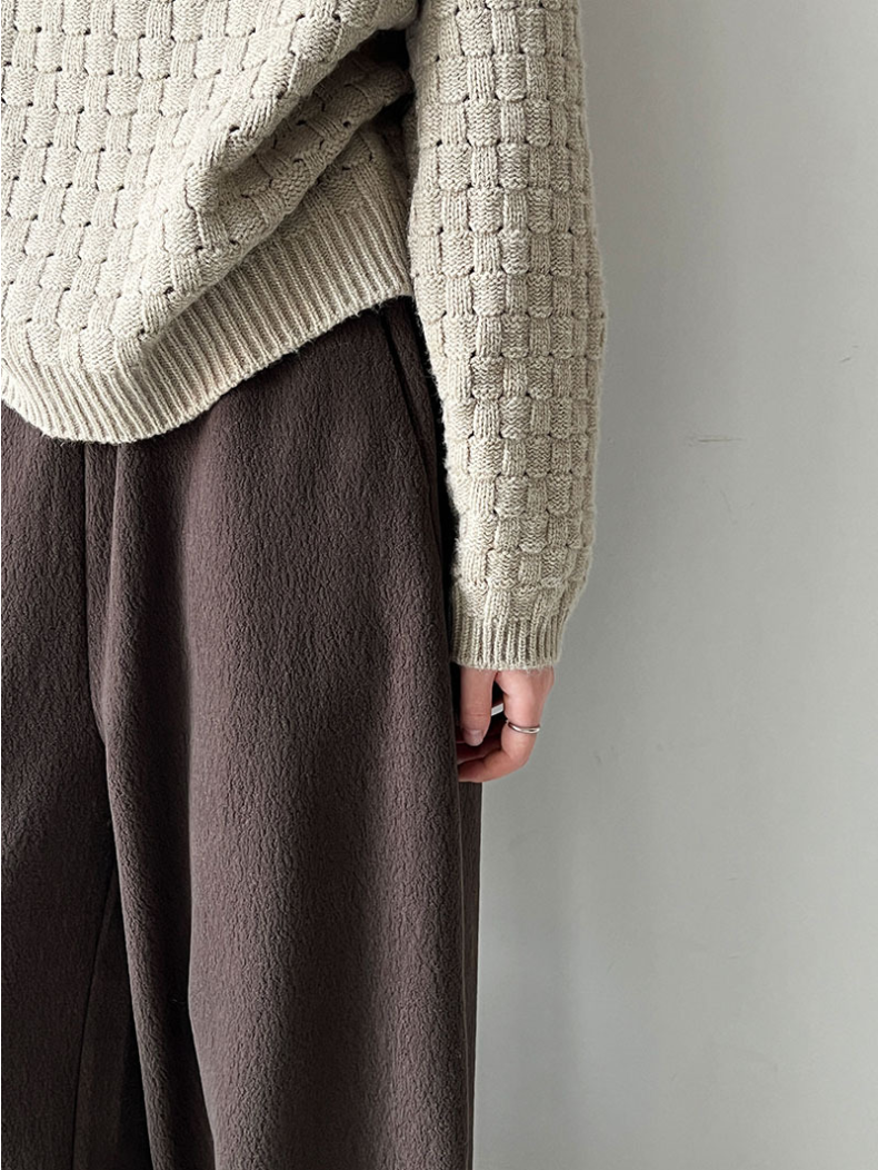 ボリュームワイドパンツ