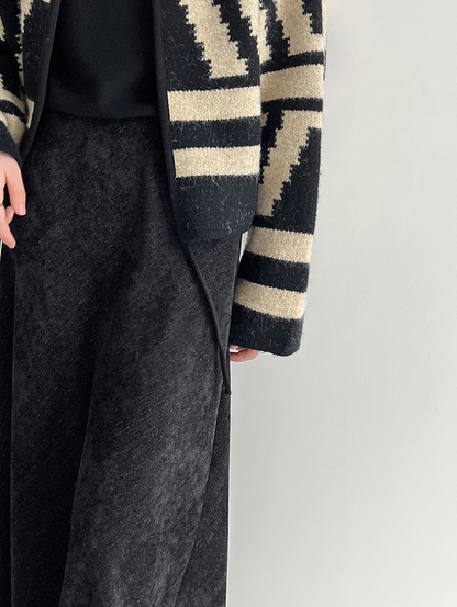 フロストタッチAラインロングスカート