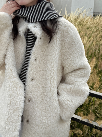 ボアタッチフェイクムートンジャケット