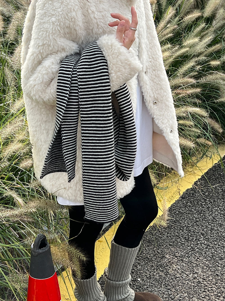ボアタッチフェイクムートンジャケット