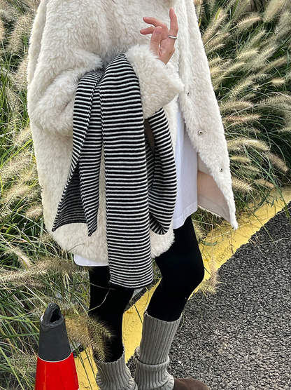 ボアタッチフェイクムートンジャケット