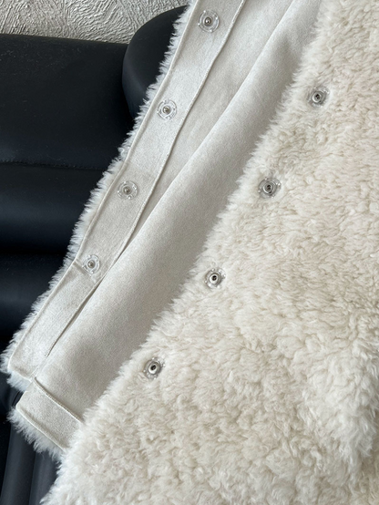 ボアタッチフェイクムートンジャケット