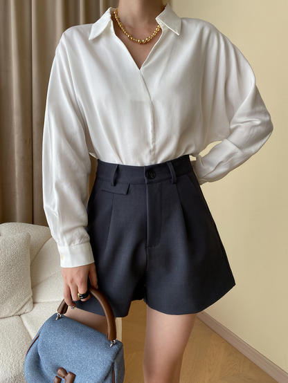 クラシックタックショートパンツ