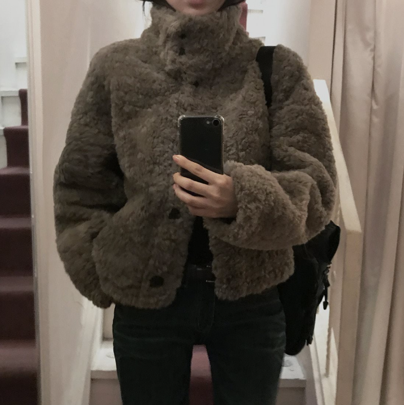 プードルジャケットコート