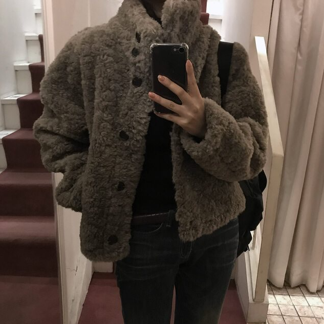 プードルジャケットコート