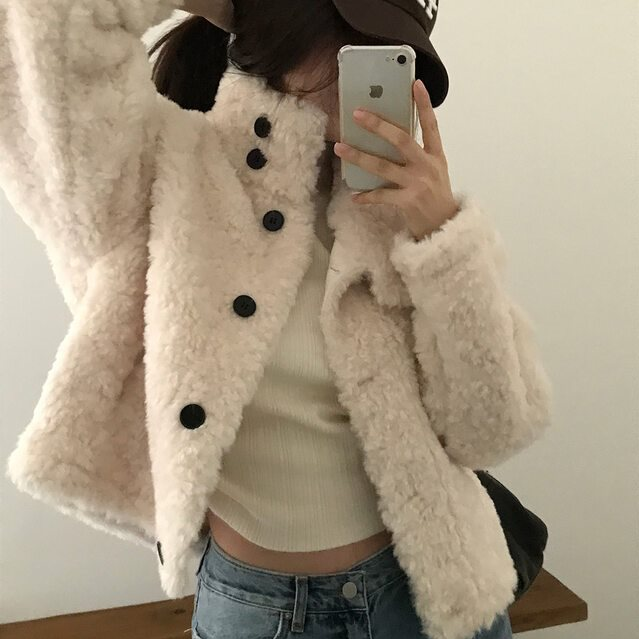 プードルジャケットコート