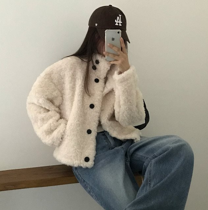 プードルジャケットコート