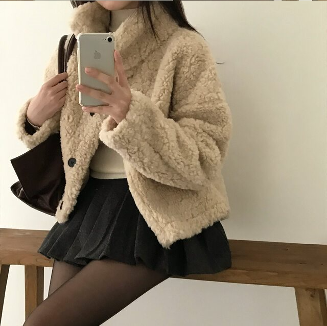 プードルジャケットコート