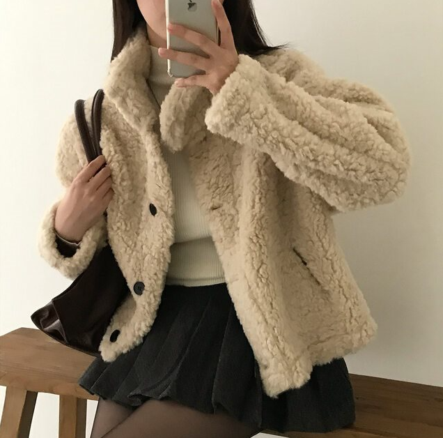 プードルジャケットコート