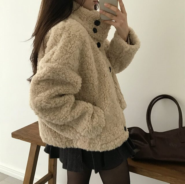 プードルジャケットコート