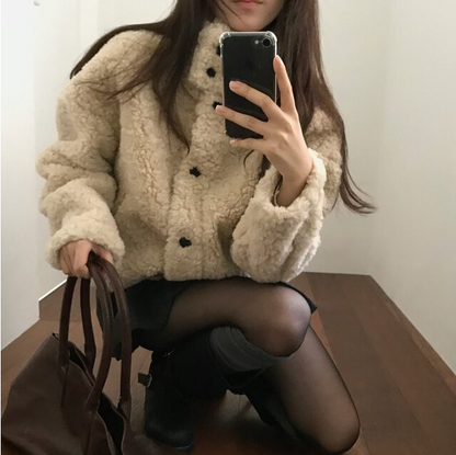 プードルジャケットコート