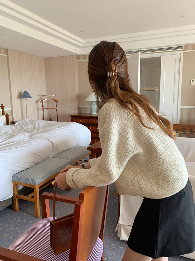 ヴィンテージコントラストニットカーディガン