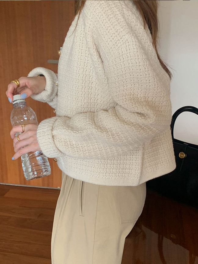 ヴィンテージコントラストニットカーディガン