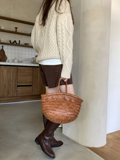 コーデュロイハイウエストタックショートパンツ